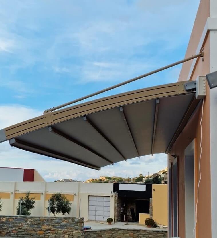 pro-curved-hanging Τεντοπέργκολα Κουρμαριστή